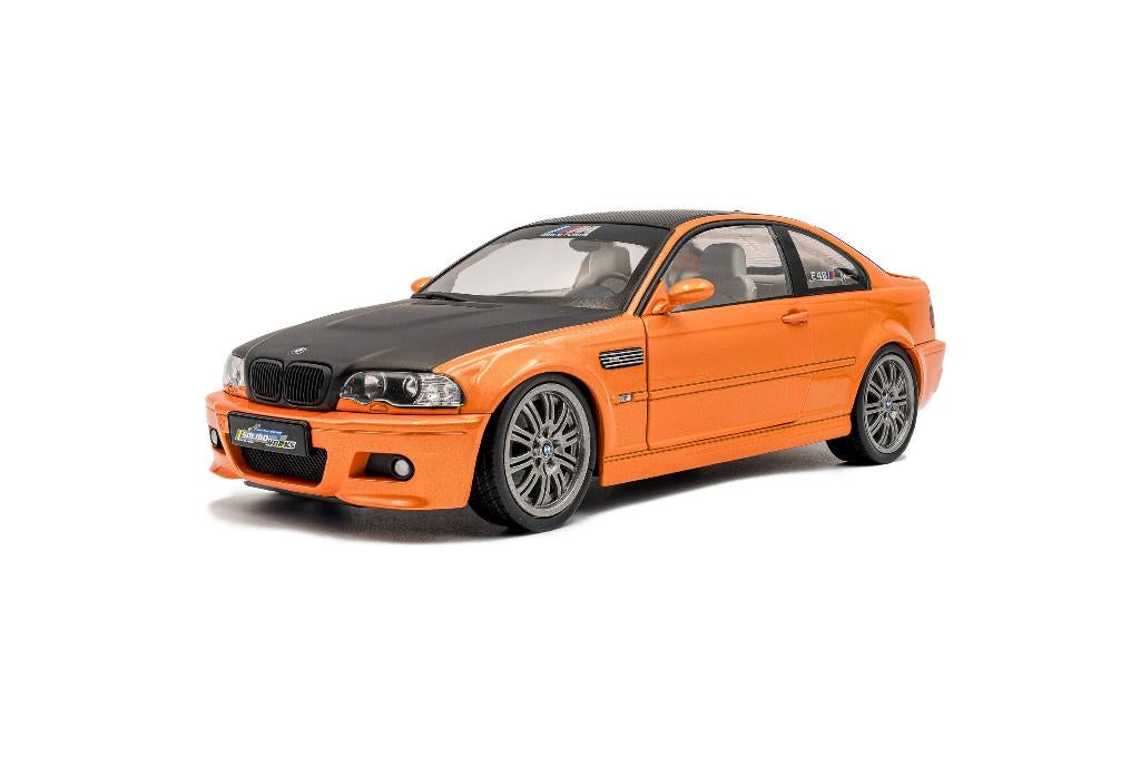 SOLIDO 1:18 BMW M3 3 SERIE E46 ORANJE NIEUW IN DOOS, Hobby en Vrije tijd, Modelauto's | 1:18, Ophalen of Verzenden, Nieuw, Auto