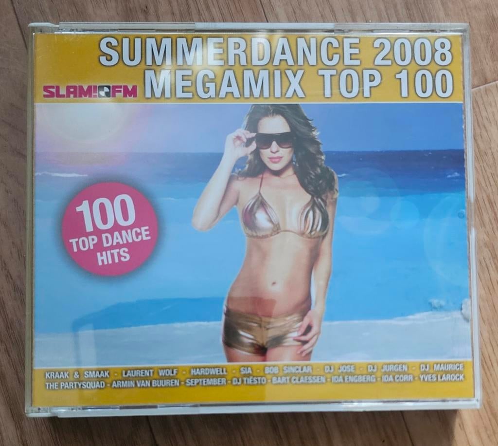 Summerdance 2008 Megamix Top 100 (Slam Fm) 3 Cd Box, Cd's en Dvd's, Ophalen of Verzenden, Zo goed als nieuw
