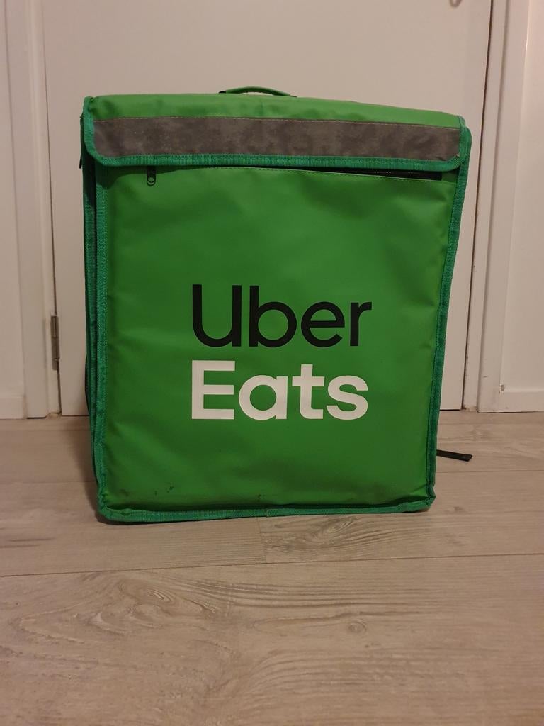 Uber eats bezorgtas groot formaat kompleet, Fietsen en Brommers, Ophalen of Verzenden, Zo goed als nieuw, Uber Eats