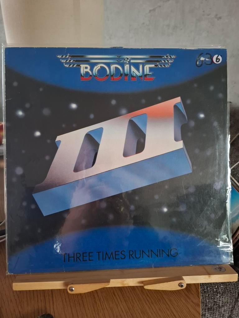 Lp : bodine - three times running, Cd's en Dvd's, Ophalen of Verzenden, Gebruikt, 12 inch