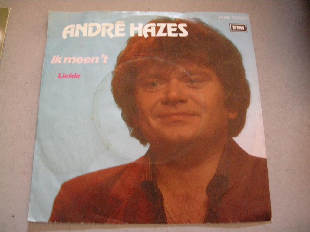 Andre Hazes, Cd's en Dvd's, Vinyl | Nederlandstalig, Ophalen of Verzenden, Gebruikt, Overige formaten, Levenslied of Smartlap