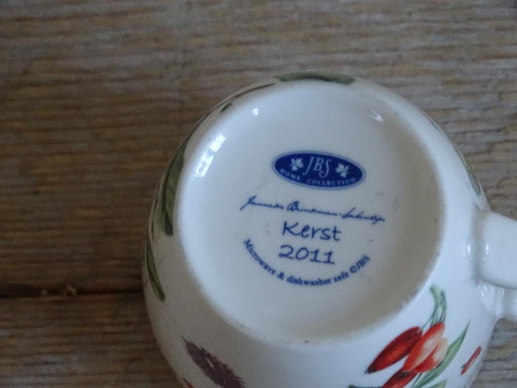 Servies Janneke Brinkman, KERST, zo goed als nieuw, Overige typen, Ophalen of Verzenden, Zo goed als nieuw, Overige stijlen