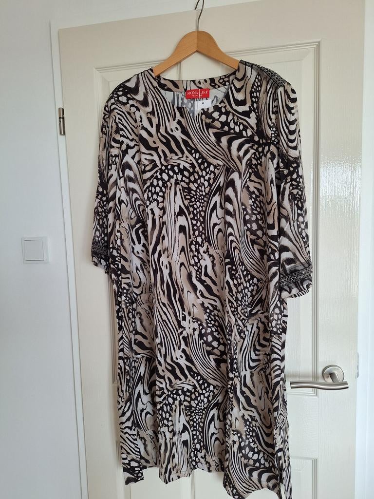 Leuke jurk van Mona Lisa. Maat 50 / 52. Nieuw!, Kleding | Dames, Grote Maten, Mona Lisa, Ophalen of Verzenden, Nieuw, Jurk