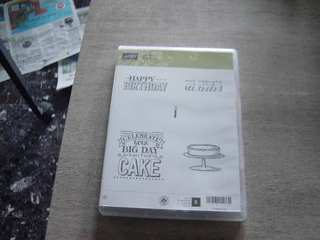 stampin up stempels beginnend met de Letter B, Ophalen of Verzenden, Zo goed als nieuw, Clearstamp