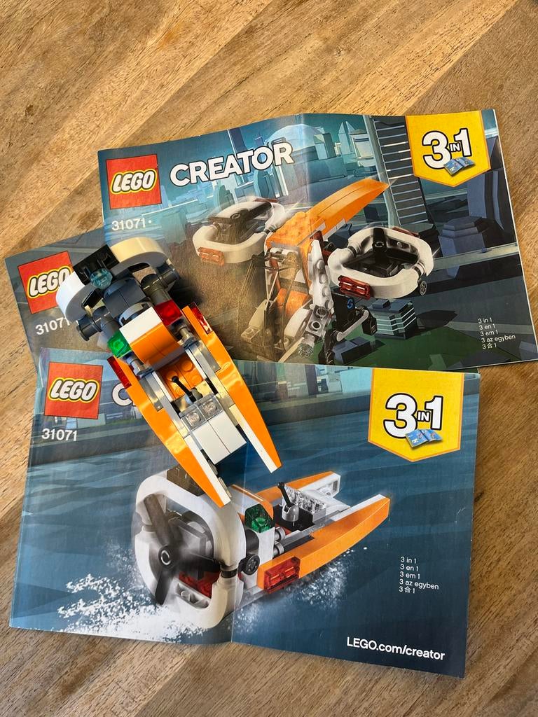 LEGO Creator 31071 - 3-in-1 Avonturen, Ophalen of Verzenden, Zo goed als nieuw, Complete set, Lego