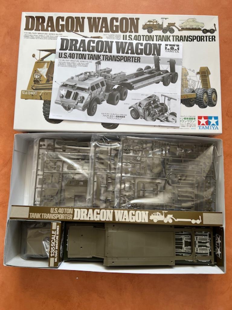 Tamiya	35230	US 40ton Tank Transporter Dragon Wagon	1/35, Tank, Italeri, Verzenden, 1:32 tot 1:50