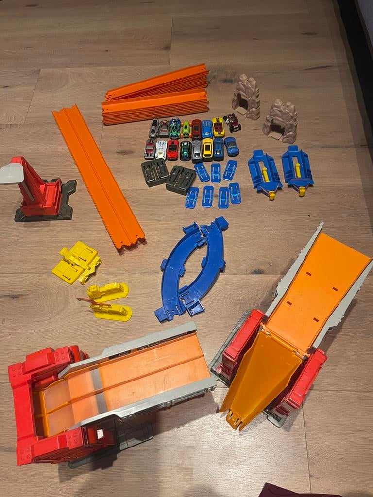 Hot Wheels, Kinderen en Baby's, Speelgoed | Racebanen, Ophalen of Verzenden, Zo goed als nieuw, Handmatig, Hot Wheels