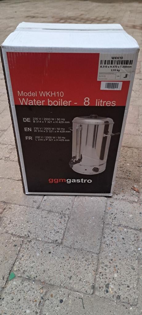 GGM Gastro Waterboiler WKH10 - 8 Liter - Nieuw, Ophalen of Verzenden, ., ., .