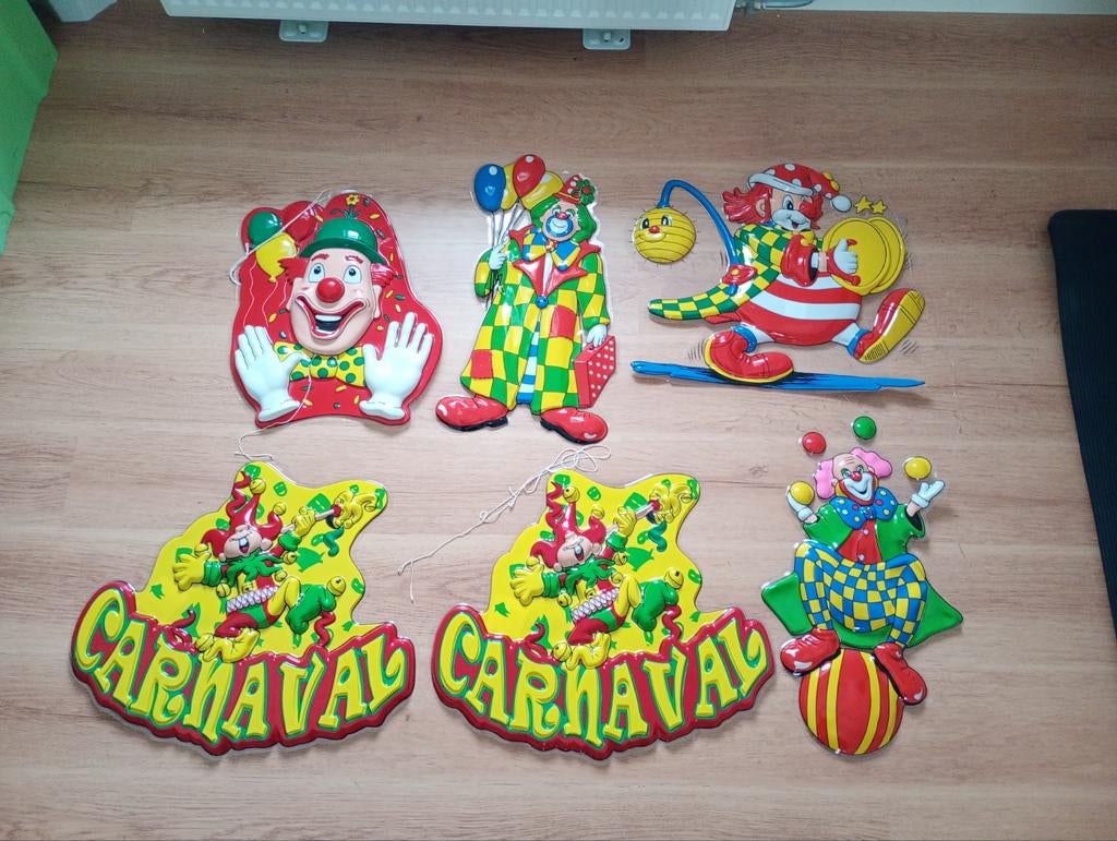 Wandversiering Carnaval, Ophalen, Carnaval