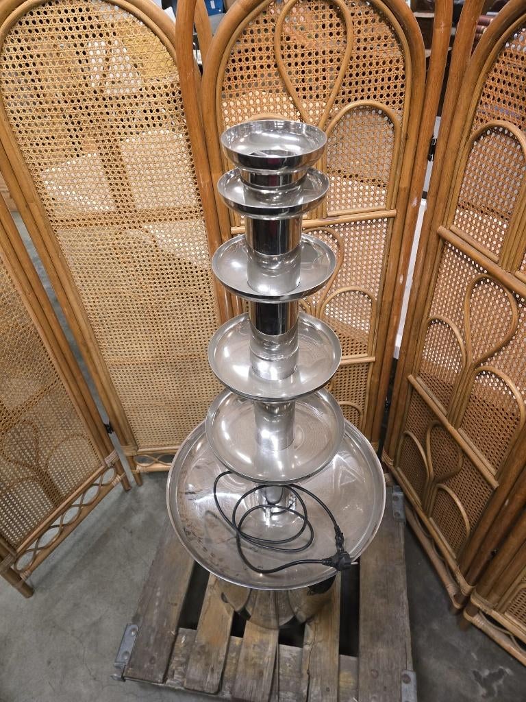 XXL professionele chocoladefontein - horeca uitvoering, Witgoed en Apparatuur, Fonduesets, Ophalen, Gebruikt, Elektrisch, Fondueset