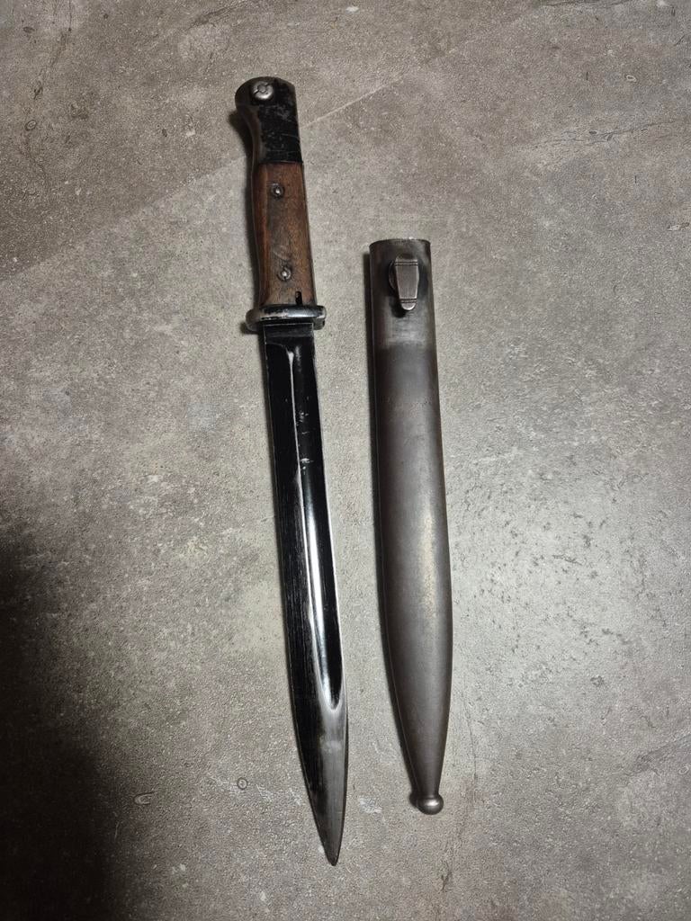 K98 bajonet, Verzamelen, Ophalen of Verzenden, Landmacht, Duitsland, Mes of Dolk