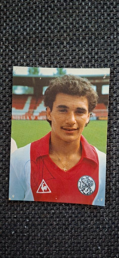Spelerskaart met handtekening; Gerald Vanenburg # Ajax PSV, Verzamelen, Ophalen of Verzenden, Nieuw, Ajax, Spelerskaart