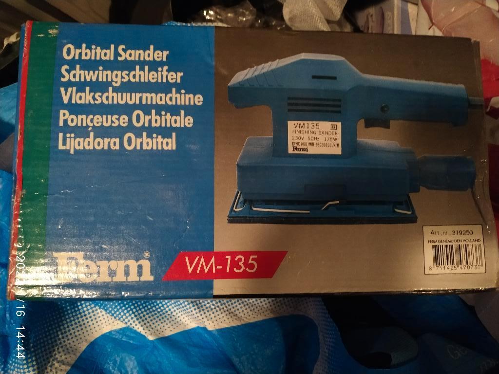 Skil 7385H1 schuurmachine 185W, Ophalen of Verzenden, Gebruikt, Minder dan 600 watt, Vlakschuurmachine