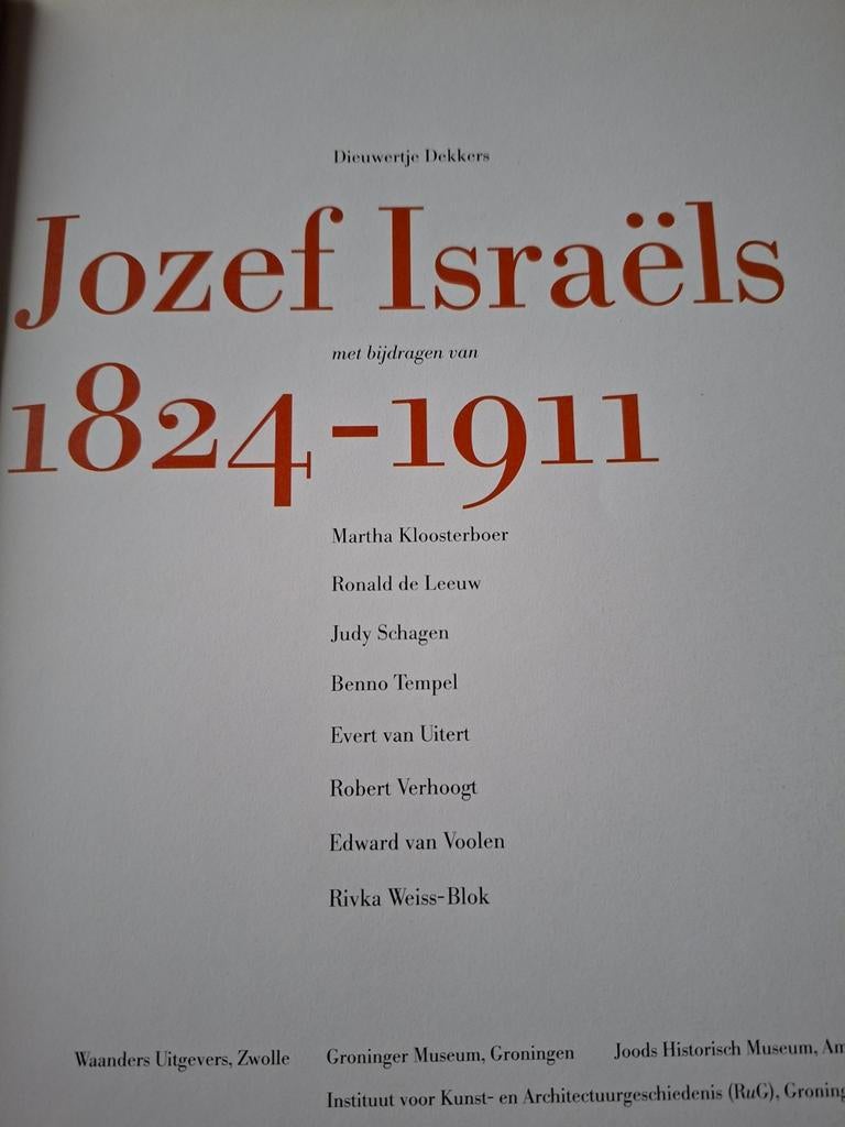 Jozef Israëls Boek over zijn leven en werken 1824-1911 ❤️, Ophalen of Verzenden, Zo goed als nieuw, Overige onderwerpen