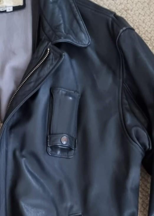 79 Squadron pilotenjack, originele, leer,
zwart, L, Maat 52/54 (L), Zwart, Ophalen of Verzenden, Squadron flying jacket