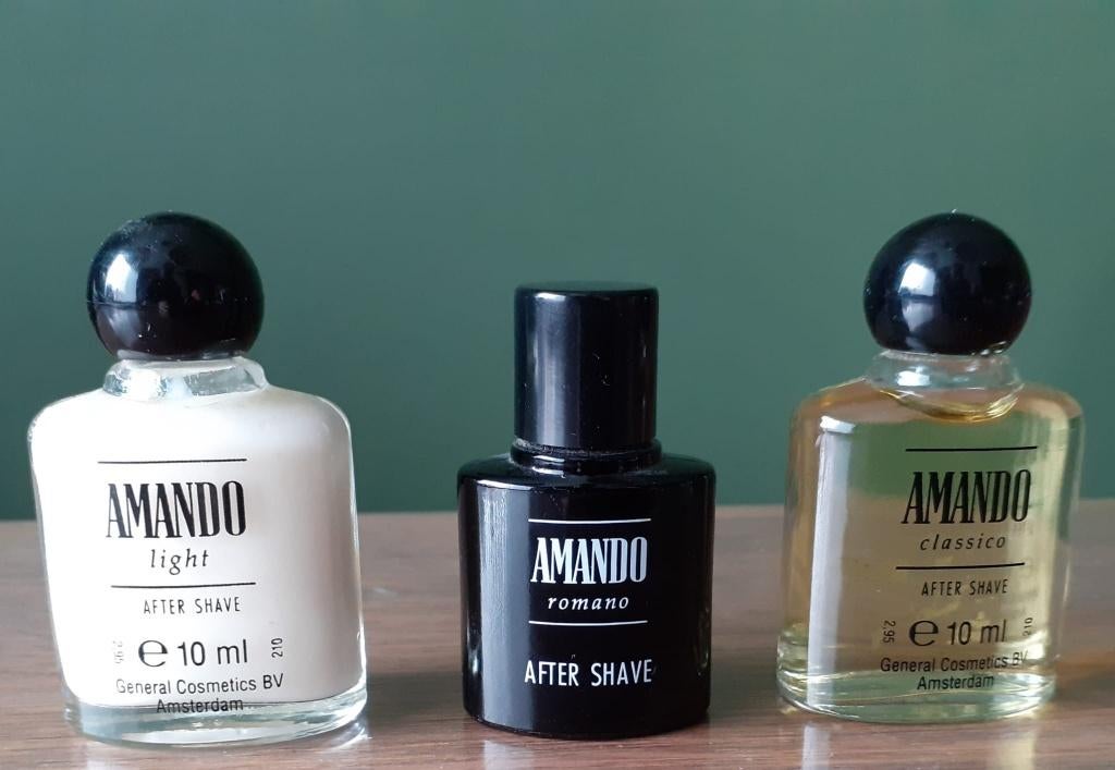 Amando miniaturen (3x), Ophalen of Verzenden, Miniatuur, Gevuld