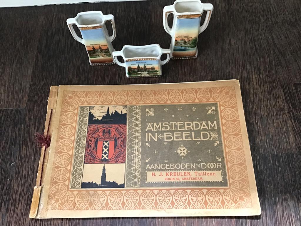 Amsterdam in beeld + Amsterdams poppenhuis kaststel, Ophalen of Verzenden