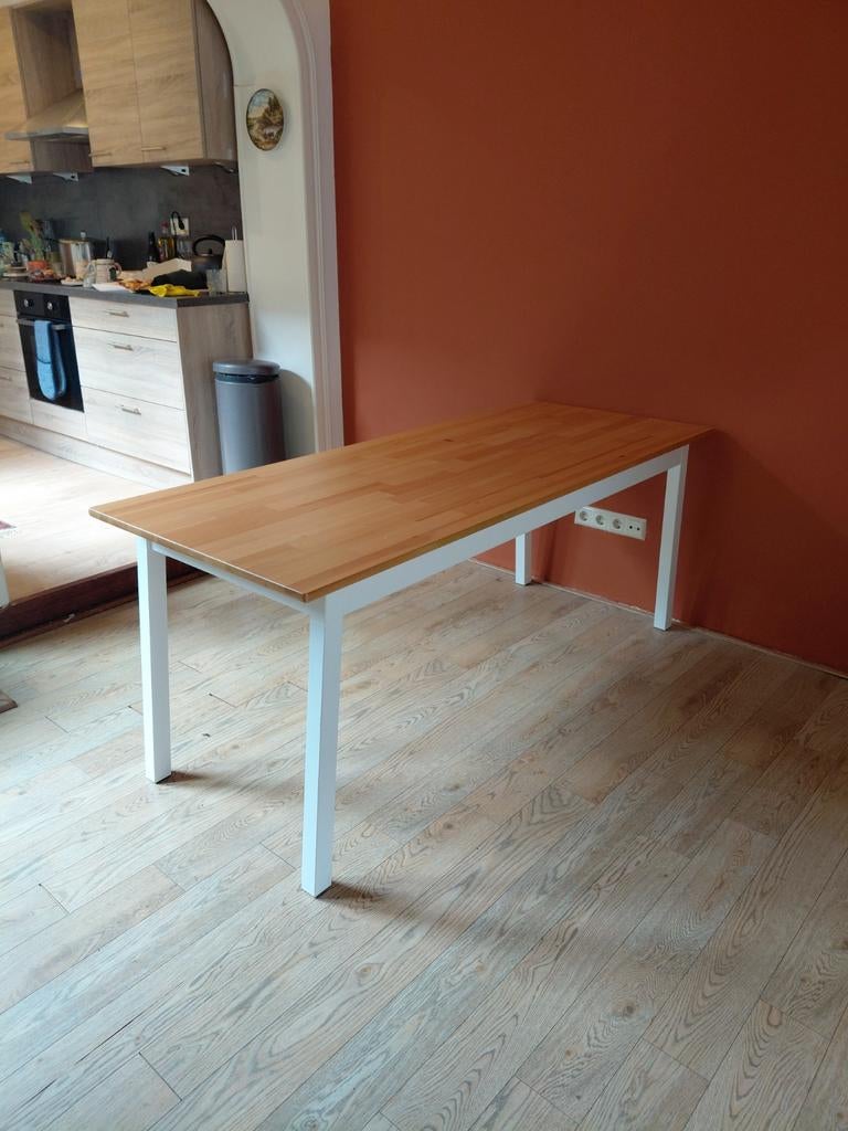 Pinntorp IKEA Tafel 75x187, Gebruikt, Scandinavisch, 50 tot 100 cm, 150 tot 200 cm