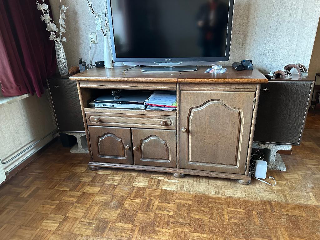 Audio TV meubel, Huis en Inrichting, Kasten | Televisiemeubels, Ophalen, Gebruikt, 100 tot 150 cm, Minder dan 100 cm