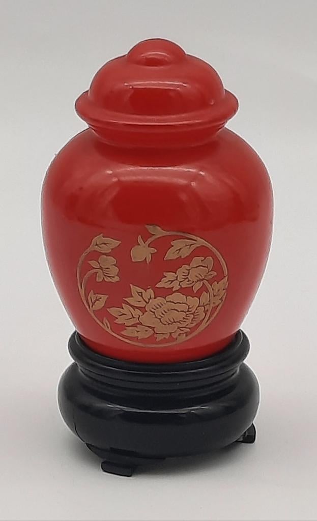 Vintage Avon Moonwind Eau de Cologne gemberpot jaren '70, Ophalen of Verzenden, Gebruikt, Miniatuur