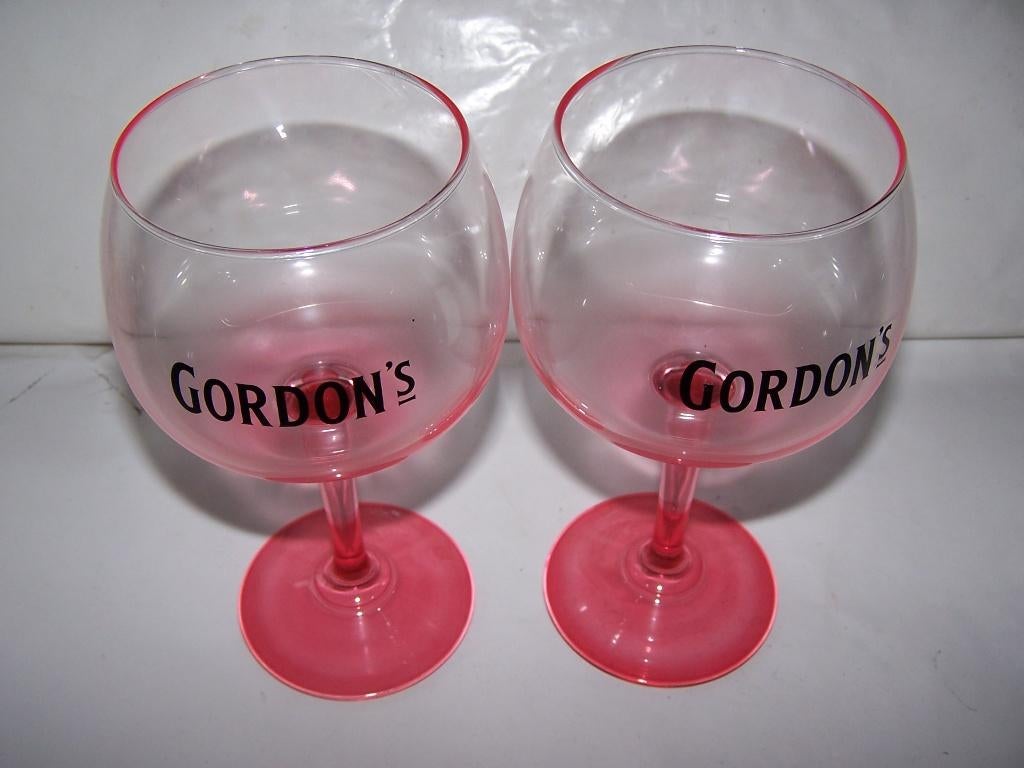 Gordon's Premium Pink Balloon glas. Zgan., Verzamelen, Ophalen of Verzenden, Zo goed als nieuw, Overige typen