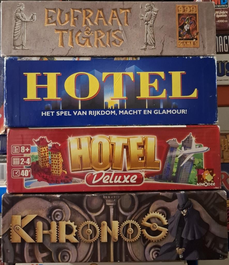 Pakket oa. Eufraat & Tigris, Hotel (Deluxe), Khronos, Hobby en Vrije tijd, Gezelschapsspellen | Bordspellen, Ophalen of Verzenden