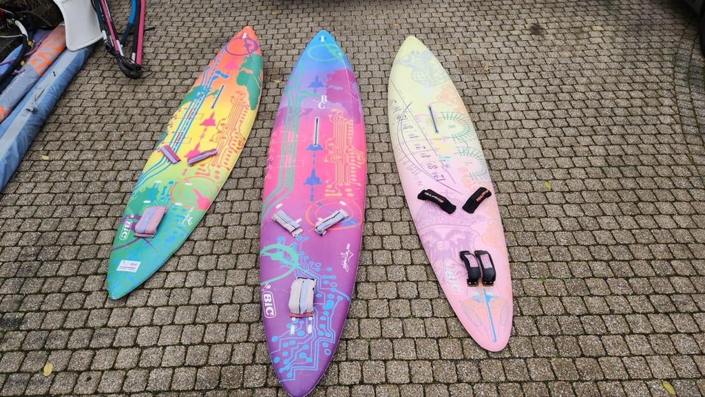 3 Bic Surfplanken - Alto, Rap, Watersport en Boten, Windsurfen, 250 tot 300 cm, Gebruikt, Ophalen of Verzenden, Met vin(nen)