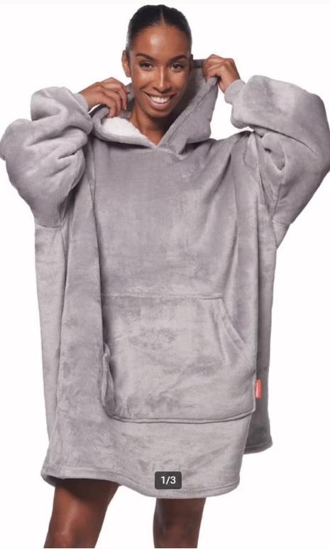 Homie Hoodie - Oversized hoodie - Deken met mouwen - nieuw, Kleding | Dames, Huispakken, Nieuw, Maat 38/40 (M), Beige, Ophalen of Verzenden