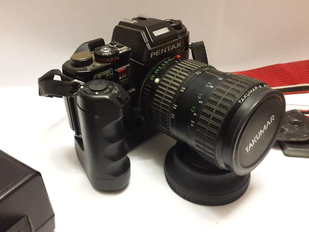 Pentax program A met veel extras, Audio, Tv en Foto, Fotocamera's Analoog, Ophalen of Verzenden, Gebruikt, Spiegelreflex, Pentax