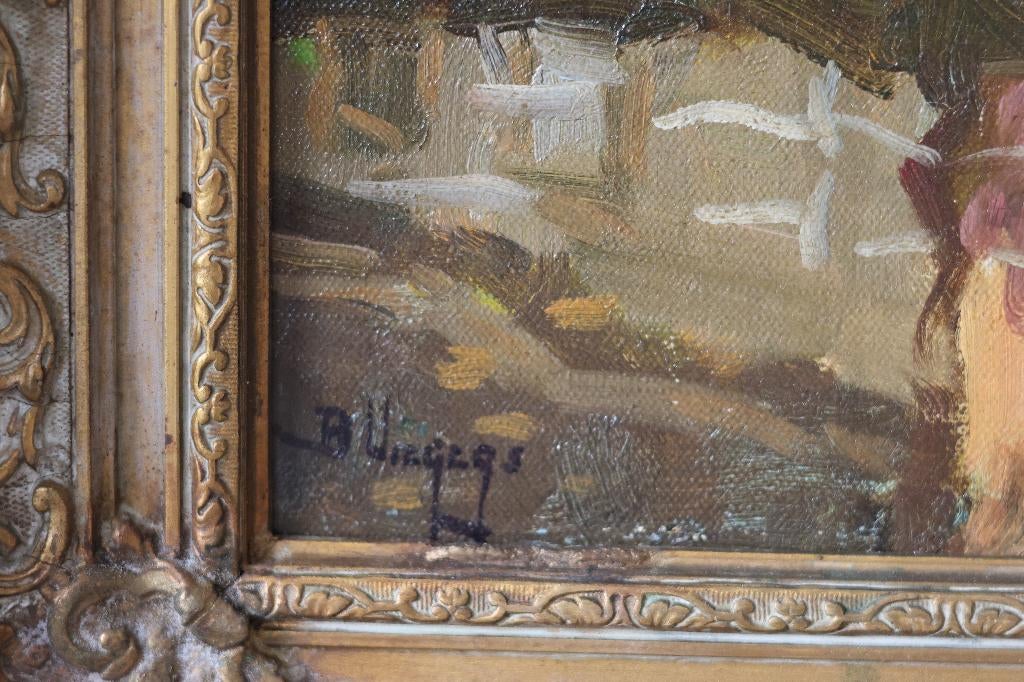 Ben Viegers, olieverf op doek, 40,5 x 50,5 cm, Ophalen of Verzenden