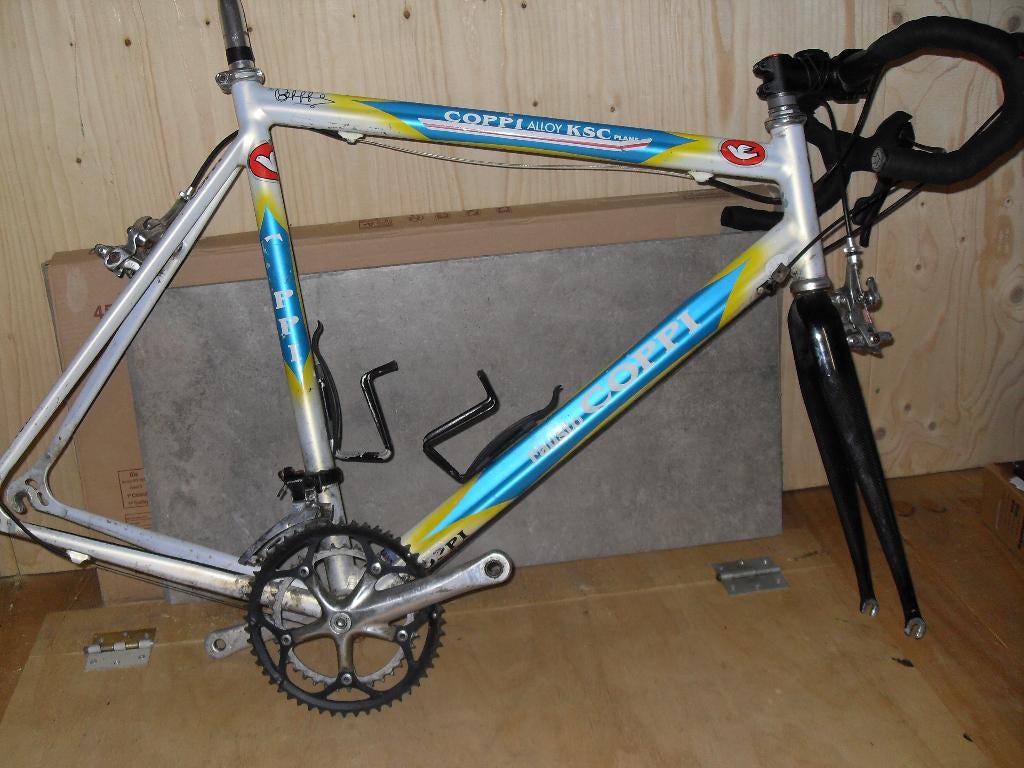 Retro fiets frame Coppi, Fietsen en Brommers, Fietsen | Racefietsen, Minder dan 10 versnellingen, Gebruikt, Aluminium, 65 cm of meer