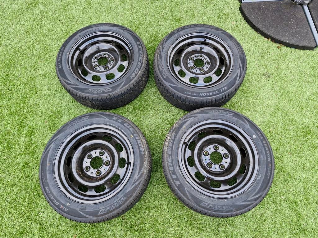 Set all season banden met velg, Auto-onderdelen, Banden en Velgen, 16 inch, All Season, Band(en), 205 mm