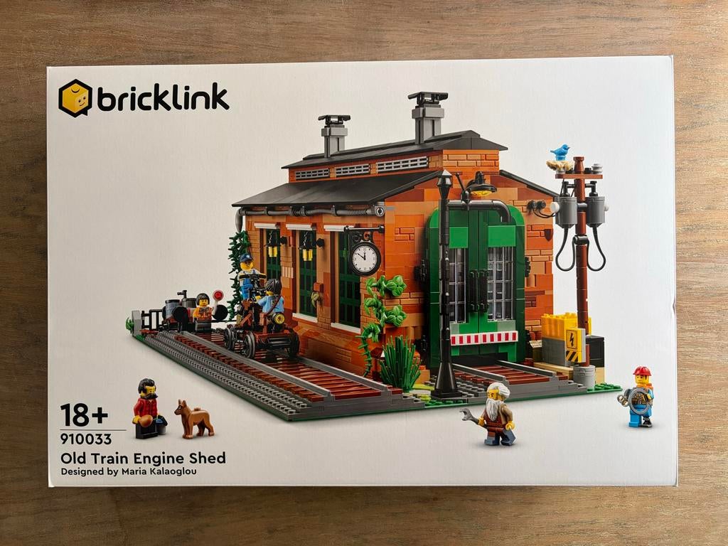 Bricklink 910033 Old Train Engine Shed Lego Set NIEUW !, Ophalen, Nieuw, Complete set, Lego