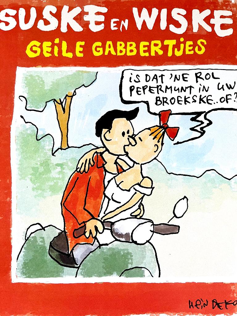 Suske en Wiske Geile Gabbertjes Hein de Kort gesigneerd 25ex, Boeken, Stripboeken, Eén stripboek, Ophalen of Verzenden, Zo goed als nieuw
