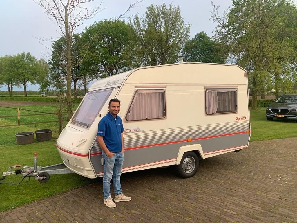 Beyerland Sprinter 390 D, Caravans en Kamperen, Caravans, 90 kg, Treinzit, Particulier, 4 tot 5 meter
