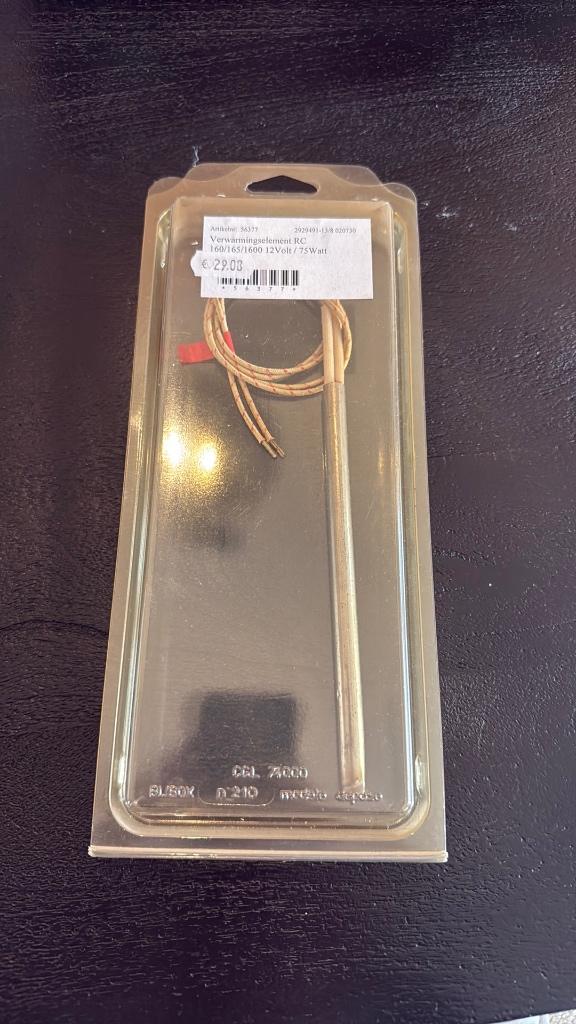 Verwarmingselement dometic koelkast 12V 75W, Ophalen of Verzenden, Nieuw