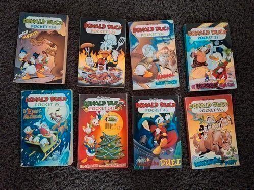 Leuke verzameling van 8 Donald Duck Pockets, Meerdere stripboeken, Ophalen of Verzenden, Gelezen, Donald Duck