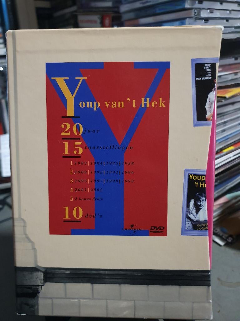 Youp van 't Hek - 20 jaar voorstellingen DVD Box, Alle leeftijden, Ophalen, Zo goed als nieuw, Stand-up of Theatershow