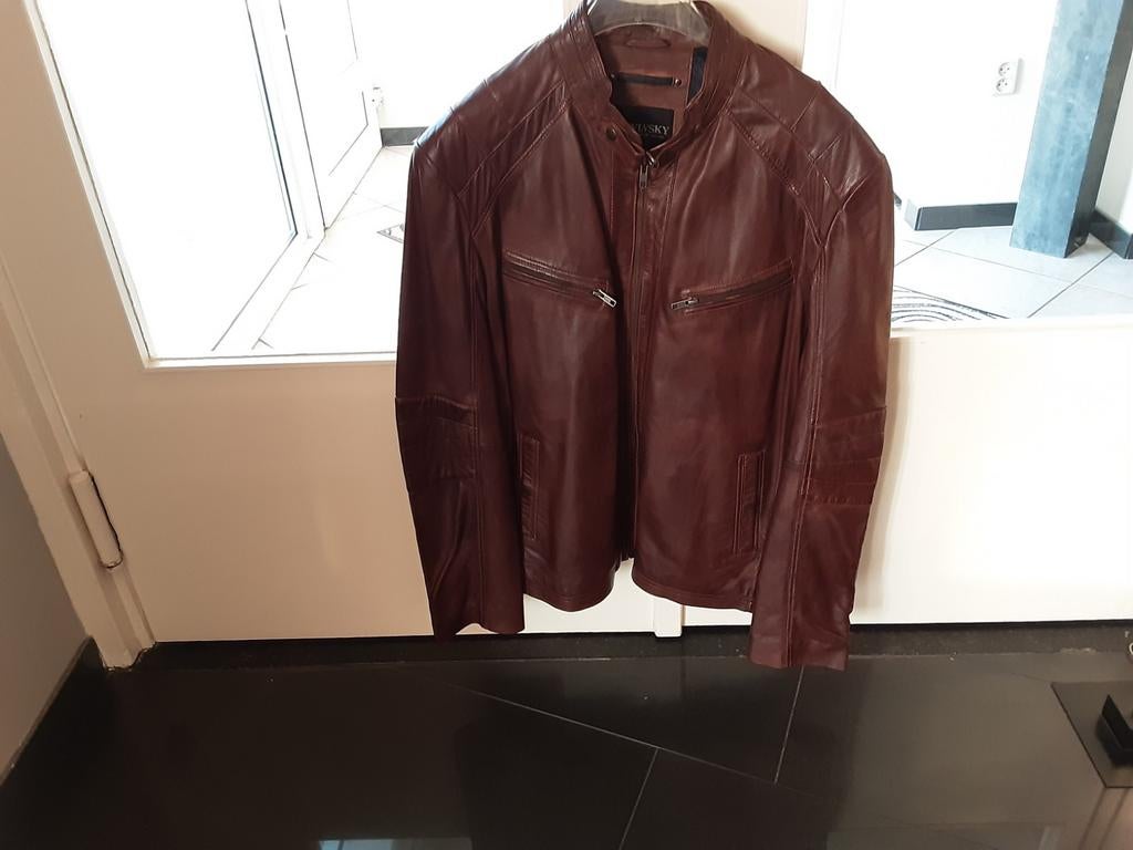 Prachtig NIEUW cognac kleurig leren jasje, Ophalen of Verzenden, Nieuw, Bruin