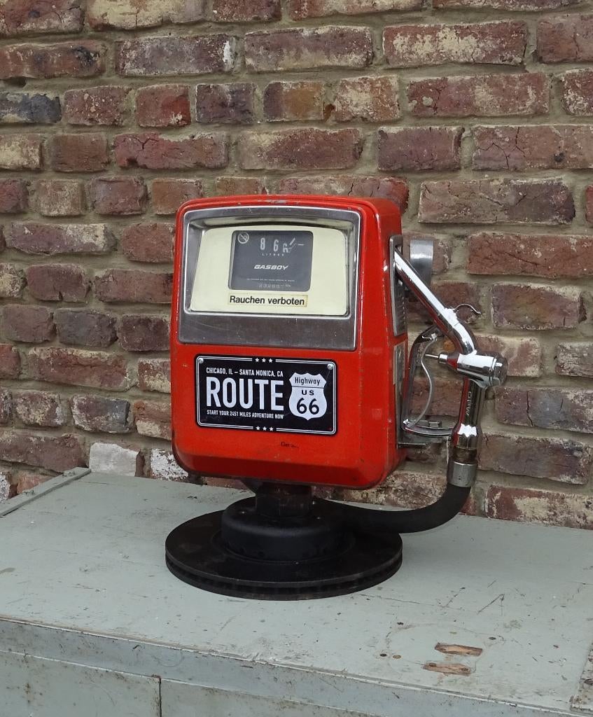 oude gasboy benzinepomp afkomstig uit duitsland, Ophalen