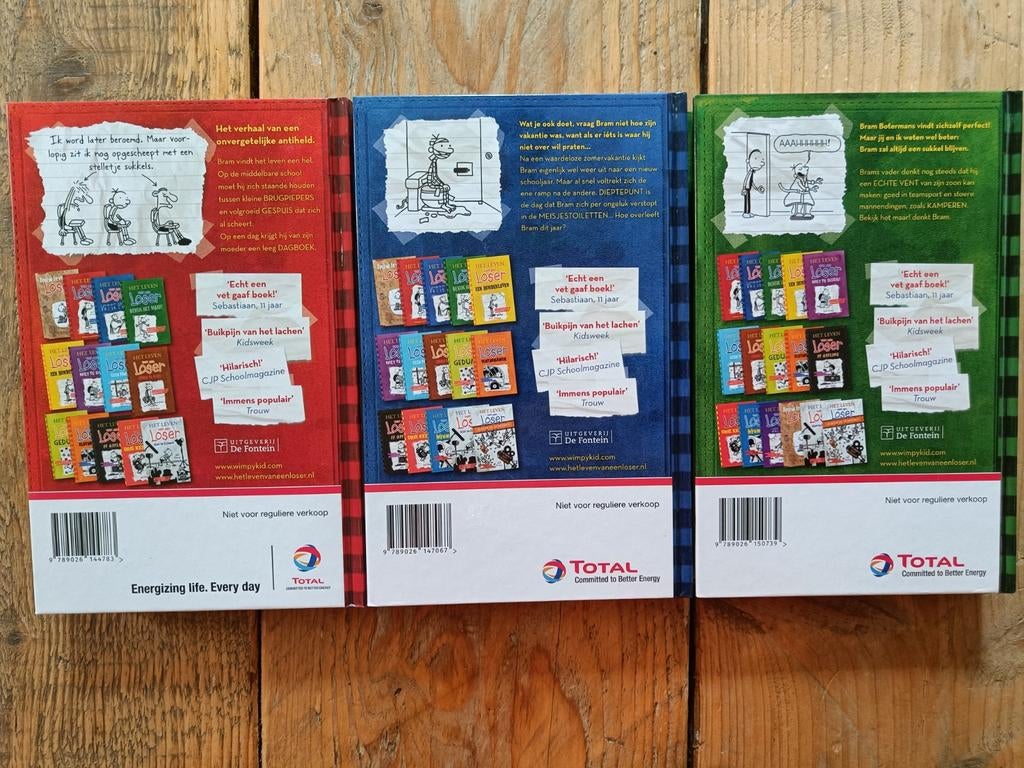 3 Delen van:  Het leven van een loser., Ophalen of Verzenden, Zo goed als nieuw, Fictie algemeen