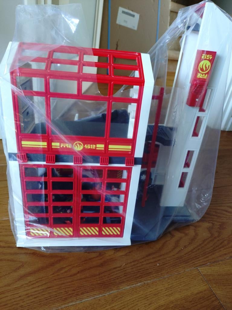 Playmobil Brandweerkazerne en Politieauto, Ophalen, Gebruikt, Jongen of Meisje