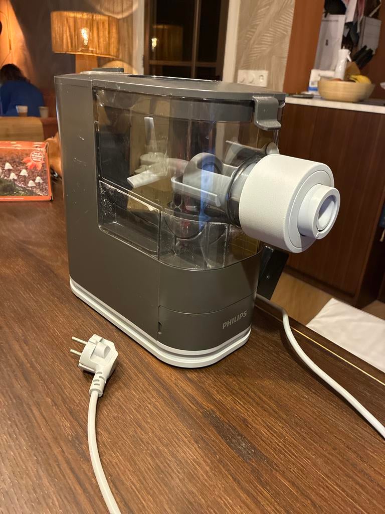 Philips Pastamachine 5000 met 5 opzetstukken, Ophalen of Verzenden, Zo goed als nieuw