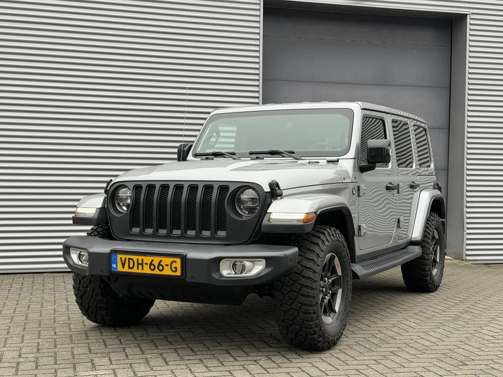 Jeep Wrangler 2.2D Sahara I Aut. I Grijs Kenteken I 11000 Km, Auto's, Gebruikt, Euro 6, 4 cilinders, Origineel Nederlands
