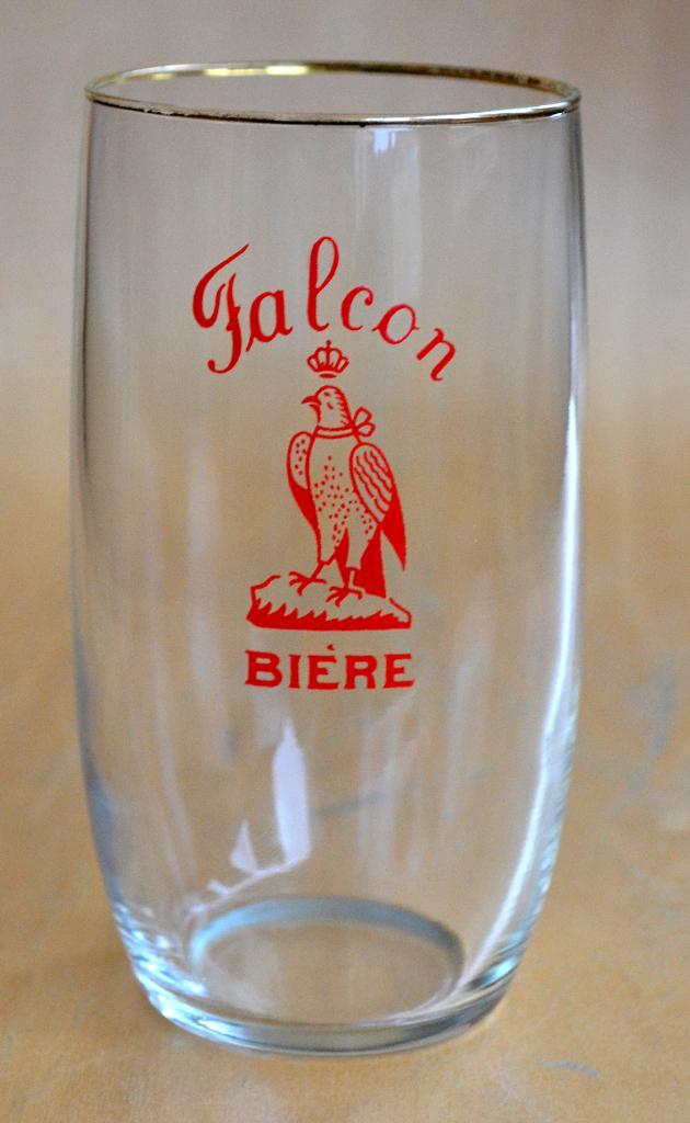 Falcon Biere zeldzaam glas., Verzamelen, Ophalen of Verzenden, Zo goed als nieuw, Glas of Glazen, Overige merken