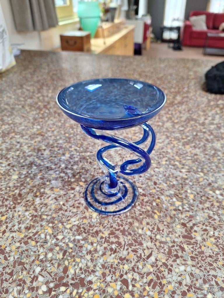 Jozefina Krosno- Octopus- Glazen Kom -Polen, Antiek en Kunst, Ophalen of Verzenden