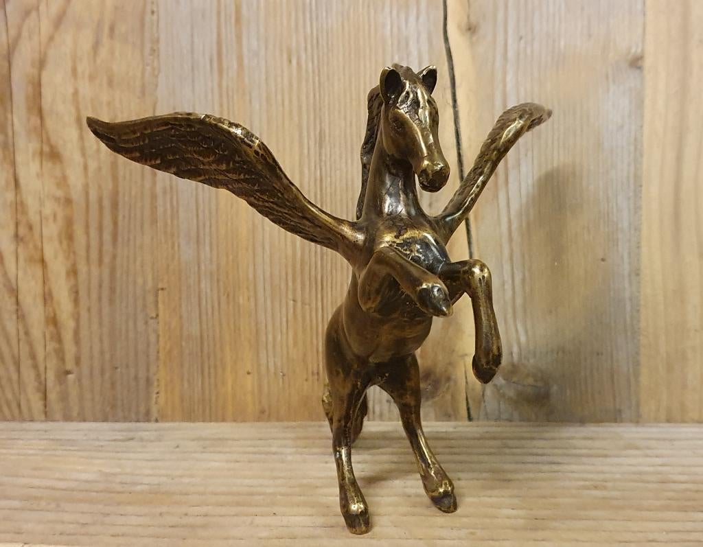 PEGASUS / Bronzen beeld, Ophalen of Verzenden, Nieuw, Beeldje of Figuurtje