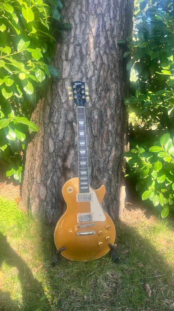 Gibson Les Paul Standard ’50s Goldtop – with upgrades!, Ophalen, Zo goed als nieuw, Solid body, Gibson