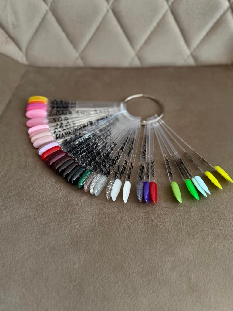 Gel nagellak kleurenwaaier, Gebruikt, Overige kleuren, Ophalen of Verzenden, Handen en Nagels
