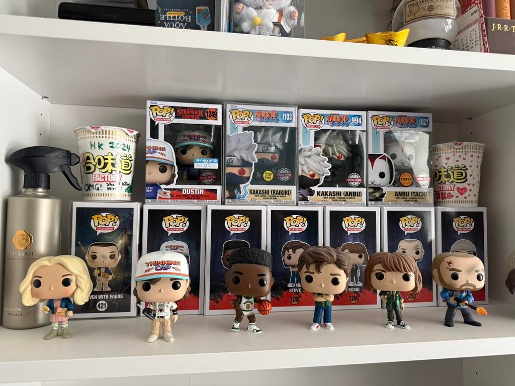 Stranger Things & Naruto - Funko collectie, Verzamelen, Ophalen of Verzenden, Zo goed als nieuw